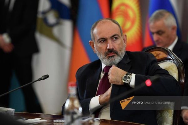 Նիկոլ Փաշինյանը ԵԱՏՄ միջկառավարական խորհրդի նիստում - Sputnik Արմենիա