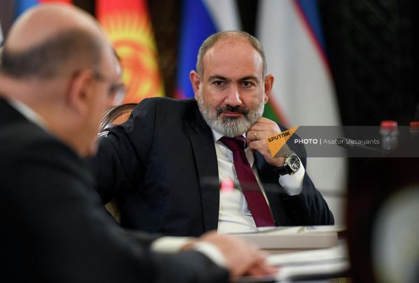 Նիկոլ Փաշինյանն ու Միխայիլ Միշուստինը ԵԱՏՄ միջկառավարական խորհրդի նիստին - Sputnik Արմենիա