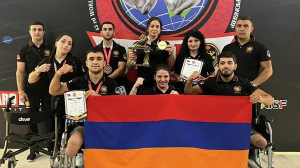 Команда Федерации спорта инвалидов Армении приняла участие в чемпионате мира по армрестлингу среди инвалидов в Анталии - Sputnik Армения