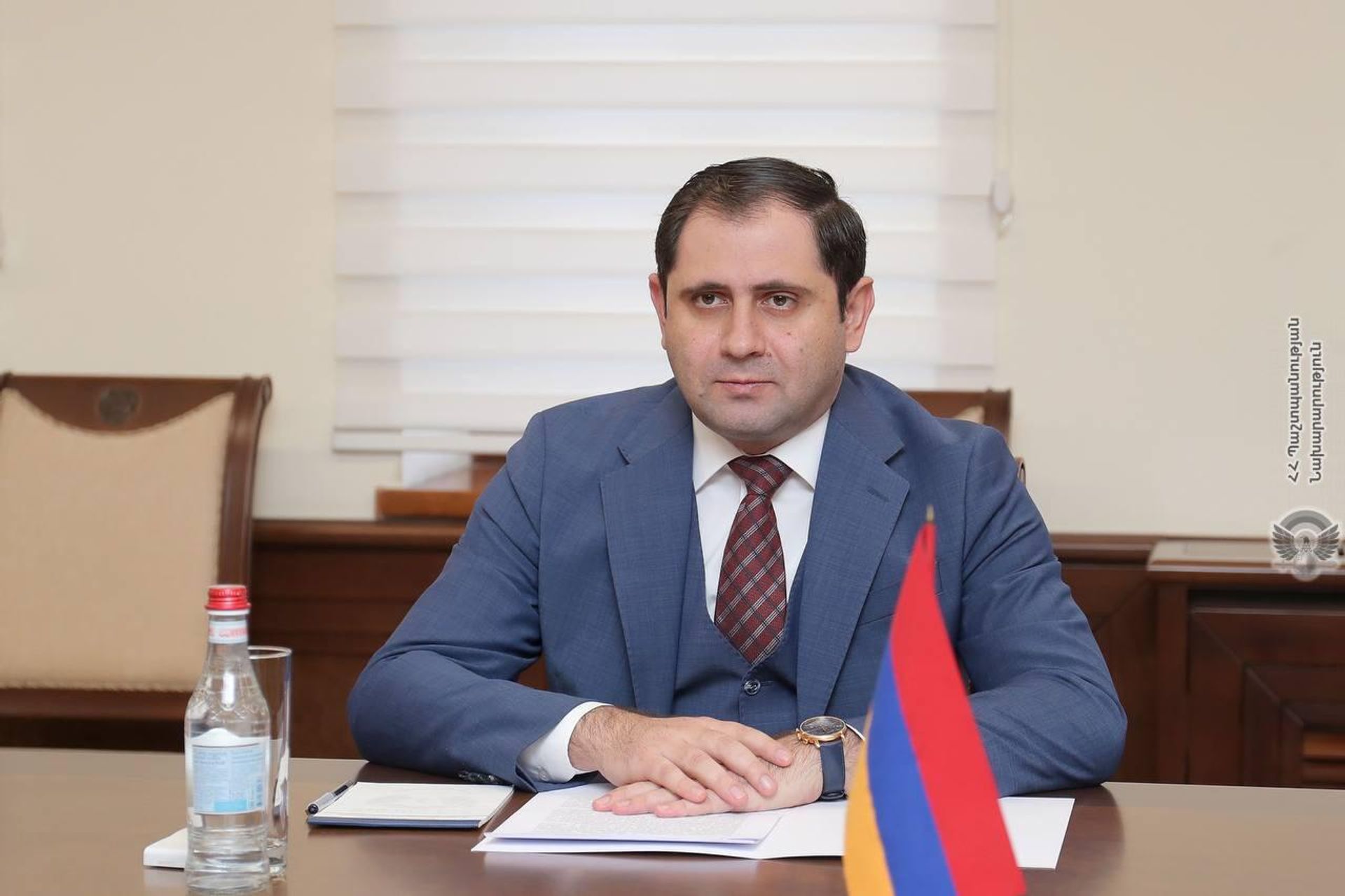 Министр обороны Сурен Папикян принял Чрезвычайного и Полномочного Посла Австрийской Республики Алоиса Краута и военного атташе полковника Томаса Ахаммера (28 октября 2022). Еревaн - Sputnik Արմենիա, 1920, 28.10.2022