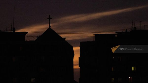 Купол церкви Григора Лусаворича на закате - Sputnik Արմենիա