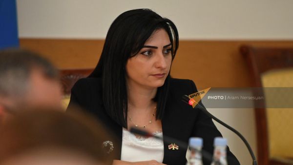 Обсуждение по вопросу жилищного обеспечения переселенцев из Кашатагского района в Национальном собрании (9 ноября 2022). Еревaн - Sputnik Армения