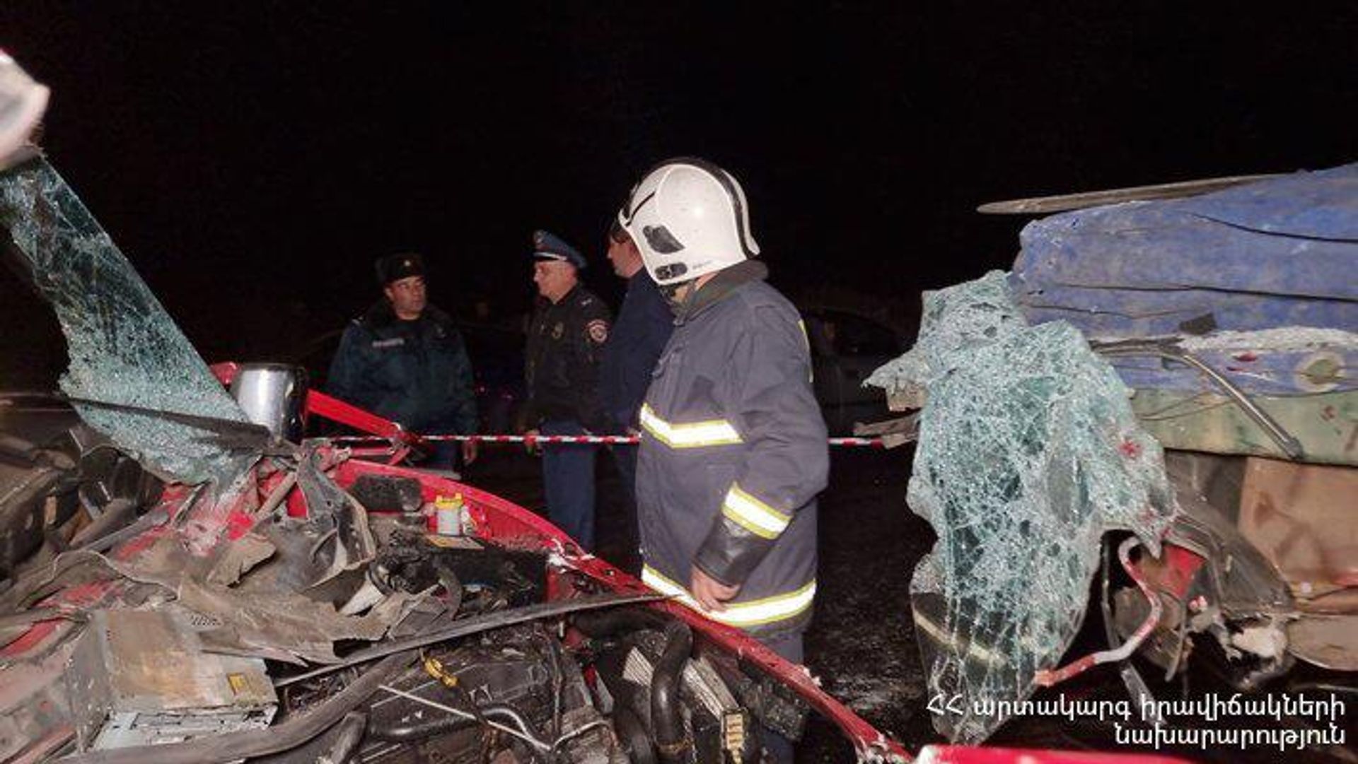 Дорожно-транспортное происшествие на трассе Кучак-Апаран (9 ноября 2022). Арагацотн - Sputnik Արմենիա, 1920, 09.11.2022