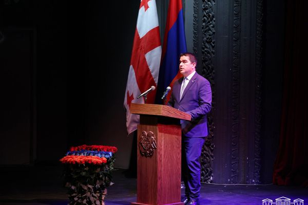 Շալվա Պապուաշվիլին ելույթի ժամանակ - Sputnik Արմենիա