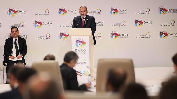 Премьер-министр Никол Пашинян принимает участие в 18-м саммите Международной организации Франкофонии (19 ноября 2022). Джерба - Sputnik Армения