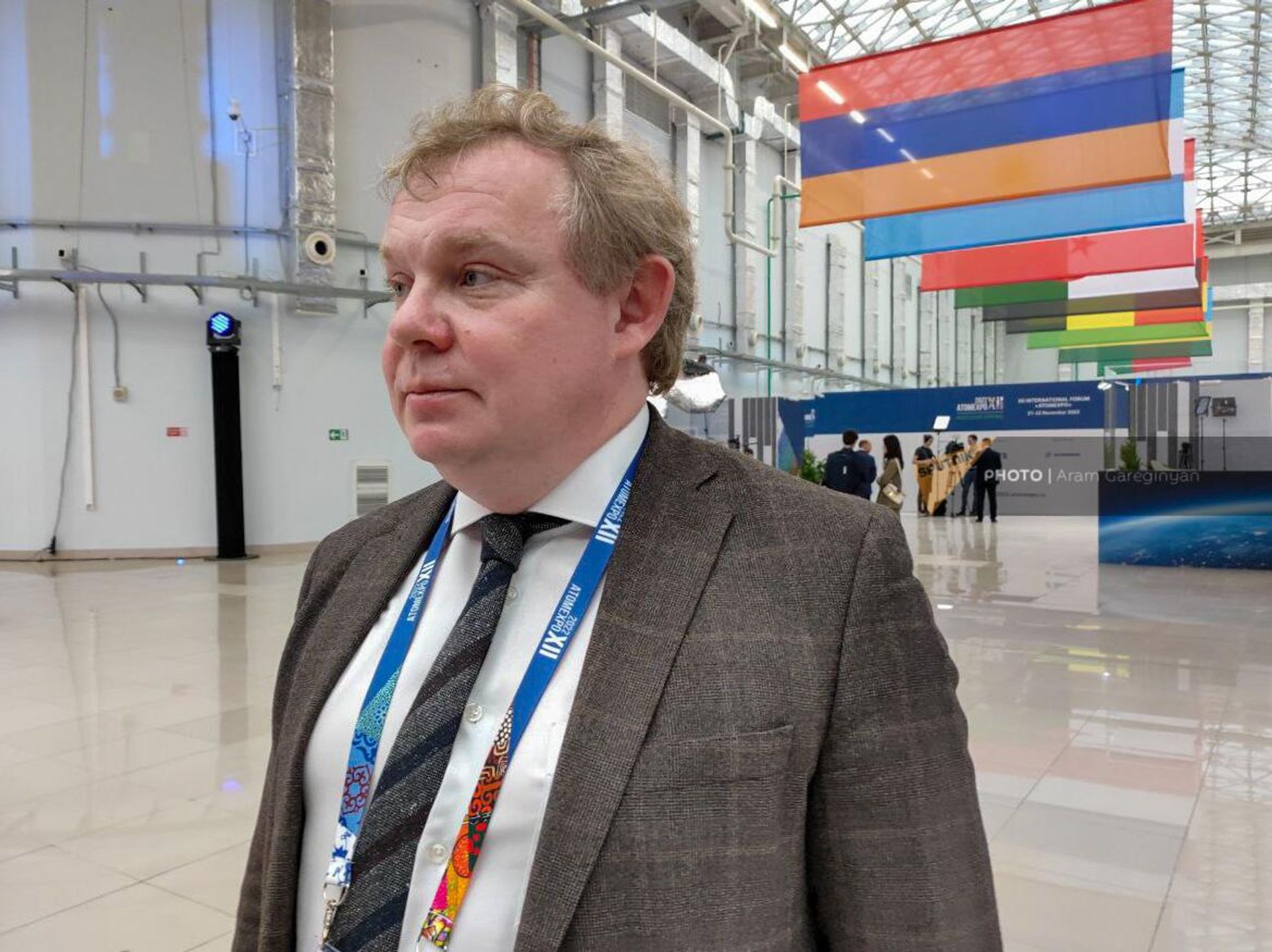 Генеральный директор компании Русатом Сервис Евгений Сальков на международной форум-выставке атомных технологий Атомэкспо-2022 (21 ноября 2022). Сочи - Sputnik Армения, 1920, 21.11.2022