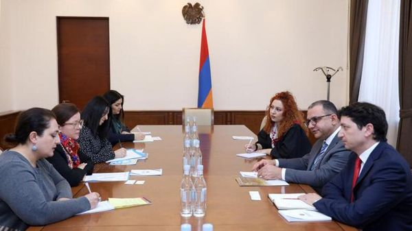 Խաչատրյանը ՅՈՒՆԻՍԵՖ-ի գործընկերների հետ քննարկել է երեխաներին առնչվող հարցեր - Sputnik Արմենիա