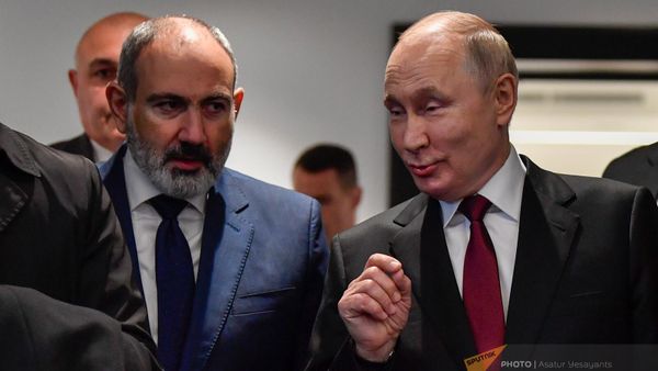 Փաշինյանն ու Պուտինը. արխիվային լուսանկար - Sputnik Արմենիա