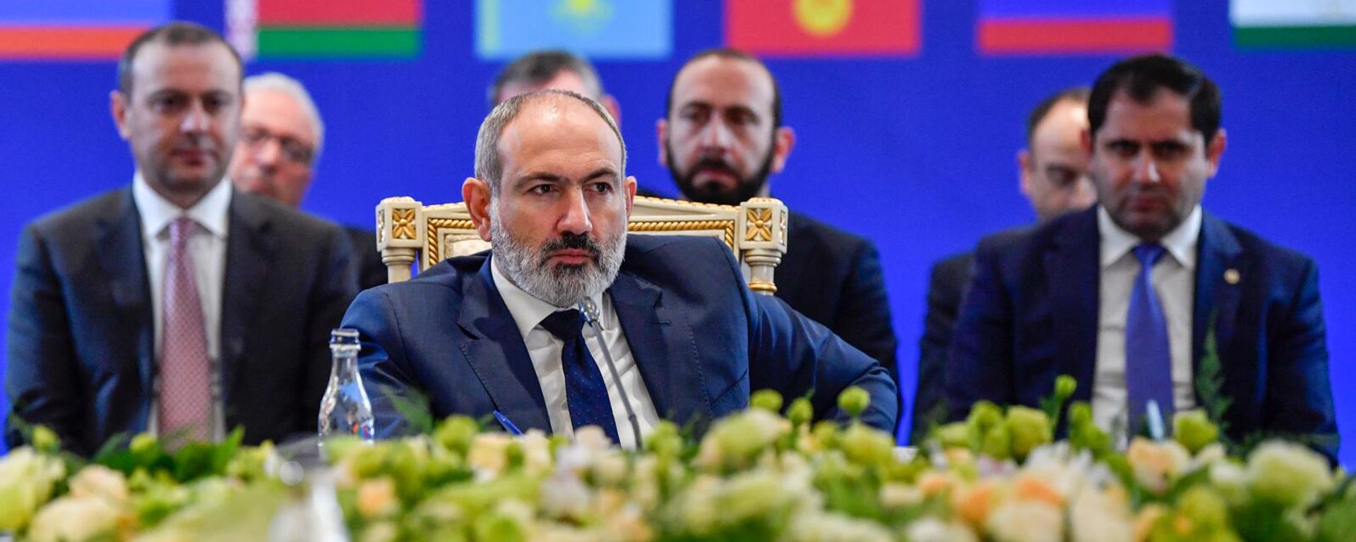 Премьер-министр Армении Никол Пашинян на расширенном заседании саммита глав стран-членов ОДКБ (23 ноября 2022). Еревaн - Sputnik Армения, 1920, 24.11.2022