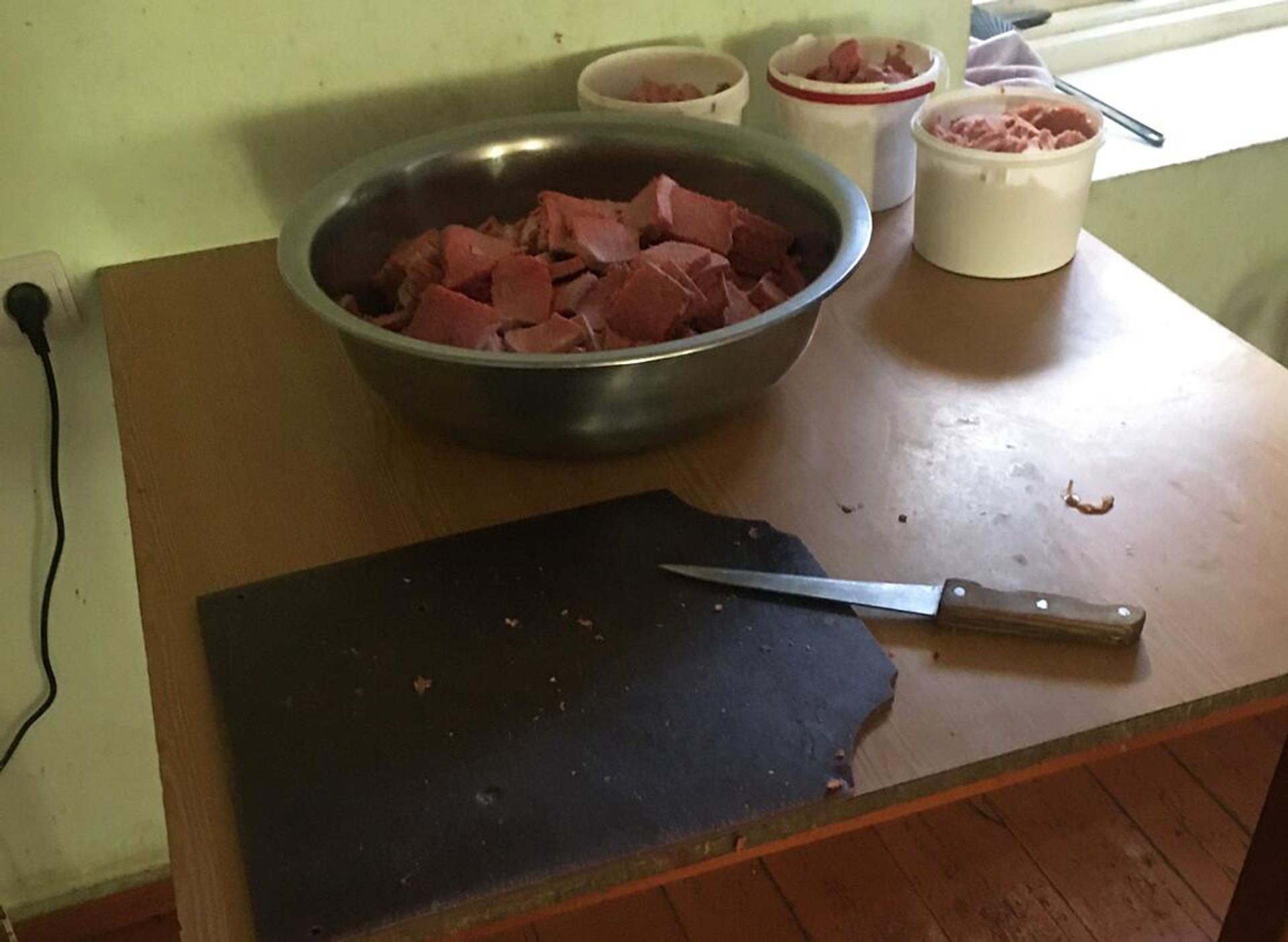 Приостановлена ​​работа мясокомбината, принадлежащего индивидуальному предпринимателю Лусик Папян (24 ноября 2022). Степанаван - Sputnik Արմենիա, 1920, 24.11.2022