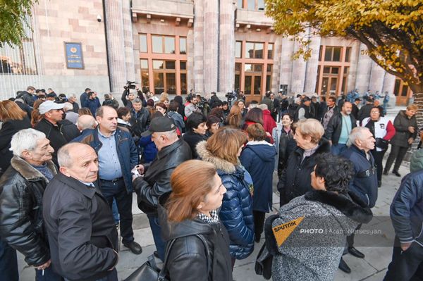 Քաշաթաղի ու Բերձորի նախկին բնակիչների բողոքի ակցիան - Sputnik Արմենիա