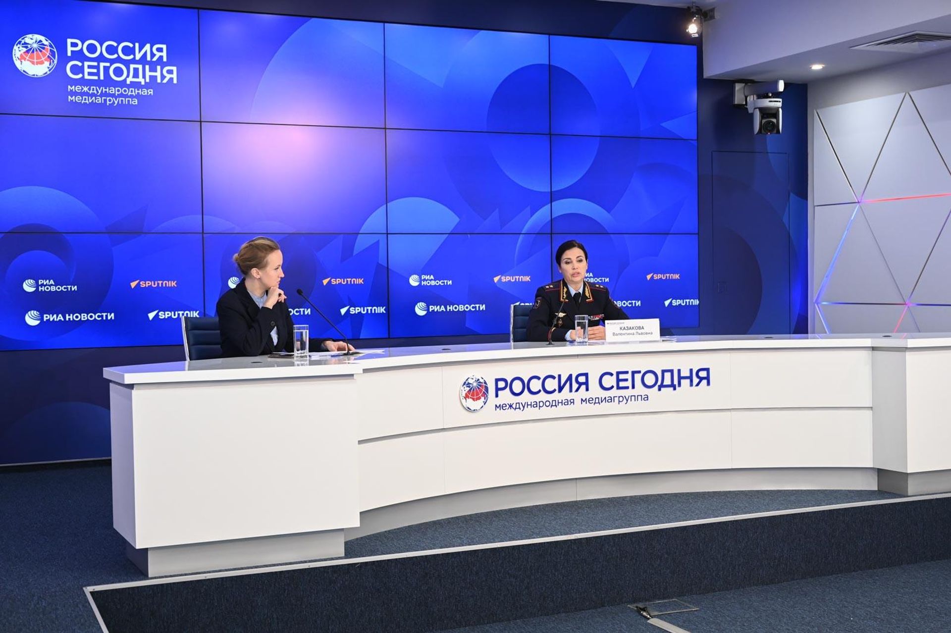 Начальник главного управления по вопросам миграции министерства внутренних дел РФ Валентина Казакова на брифинге (24 ноября 2022). Москва - Sputnik Армения, 1920, 24.11.2022
