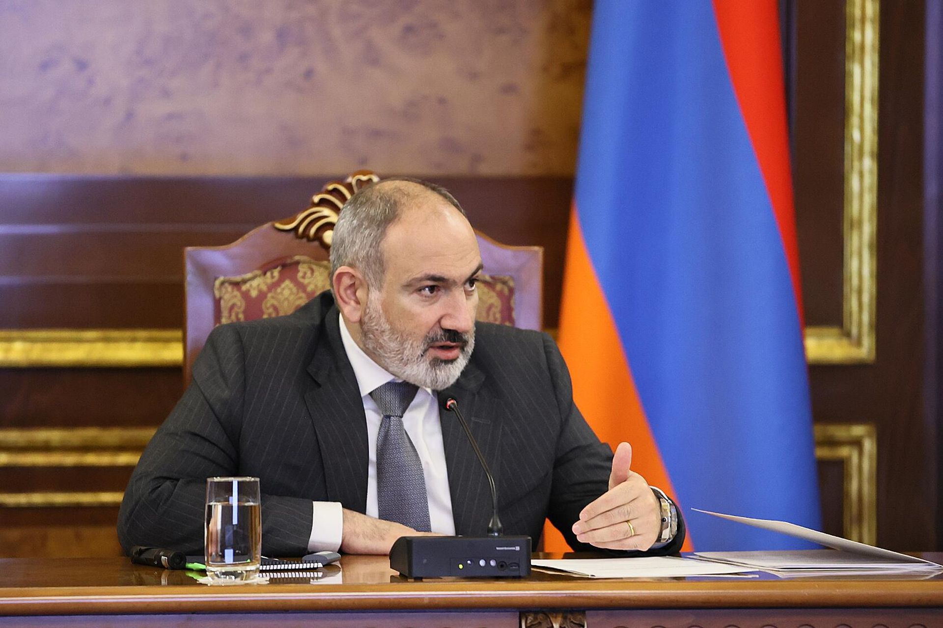 Под руководством премьер-министра Никола Пашиняна прошло учредительное заседание Совета по мониторингу реализации стратегии и итогового плана действий (29 ноября 2022). Еревaн - Sputnik Արմենիա, 1920, 29.11.2022