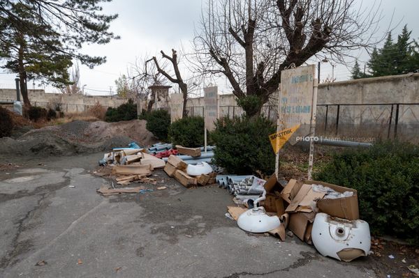 «Աբովյան» ՔԿՀ-ի շինաղբը և կոյուղու նոր խողովակները - Sputnik Արմենիա