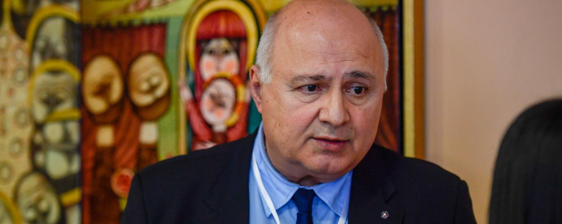Директор музея-института Геноцида армян Арутюн Марутян на четвертом глобальном форуме против преступления геноцида (12 декабря 2022). Еревaн - Sputnik Армения, 1920, 14.12.2022