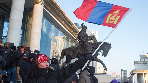 Ցուցարարներն Ուլան Բատորում - Sputnik Արմենիա