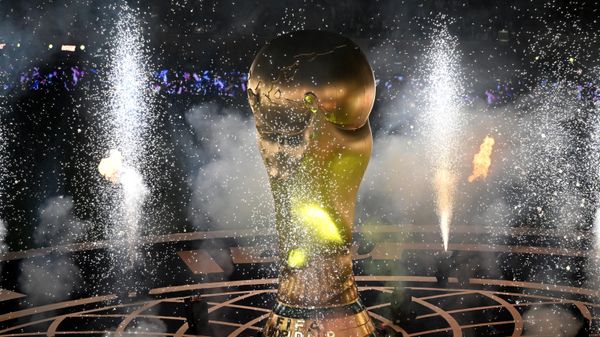 Церемония закрытия чемпионата мира по футболу перед началом финального матча между сборными Аргентины и Франции (18 декабря 2022). Лусаиль - Sputnik Армения