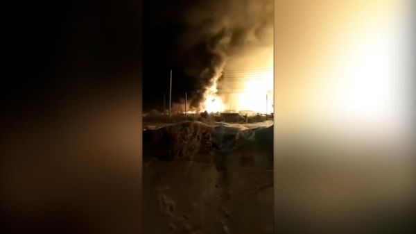 Пожар на Марковском нефтегазоконденсатном месторождении в Иркутской области - Sputnik Армения