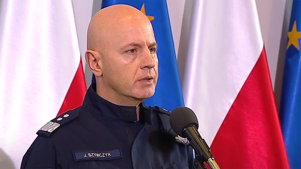 Главный комендант полиции Польши Ярослав Шимчик на пресс-конференции (6 января 2019). Варшава - Sputnik Армения