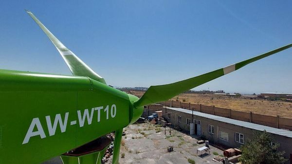 Опытная ветряная электростанция армянской компании AirWorker - Sputnik Армения