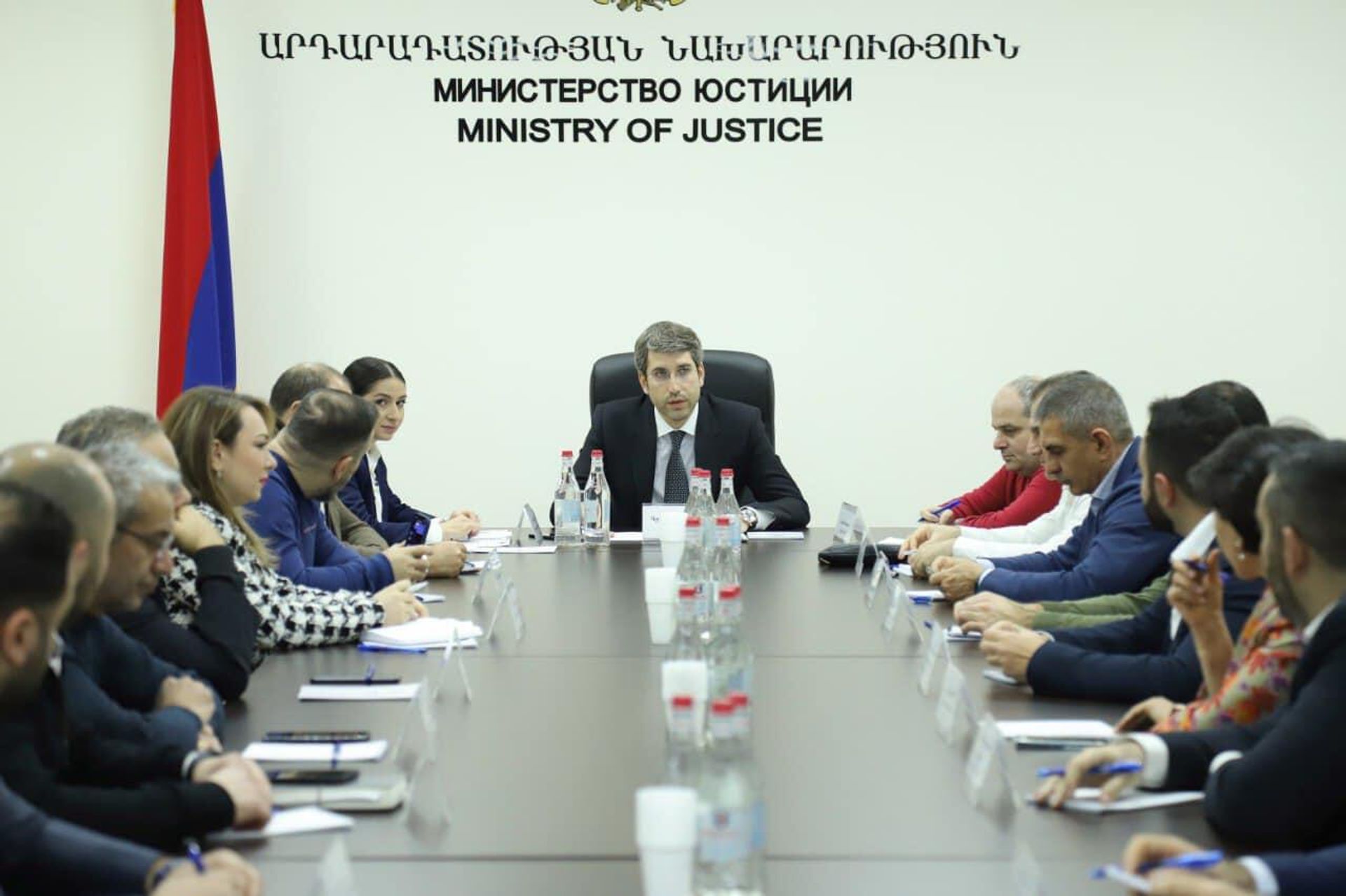 Министр юстиции Григор Минасян принял представителей более 20 ведущих ИТ-компаний (3 января 2023). Ереван - Sputnik Армения, 1920, 03.01.2023