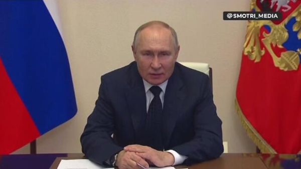 Президент РФ Владимир Путин принял участие на церемонии выхода на боевую службу фрегата Адмирал Горшков - Sputnik Армения