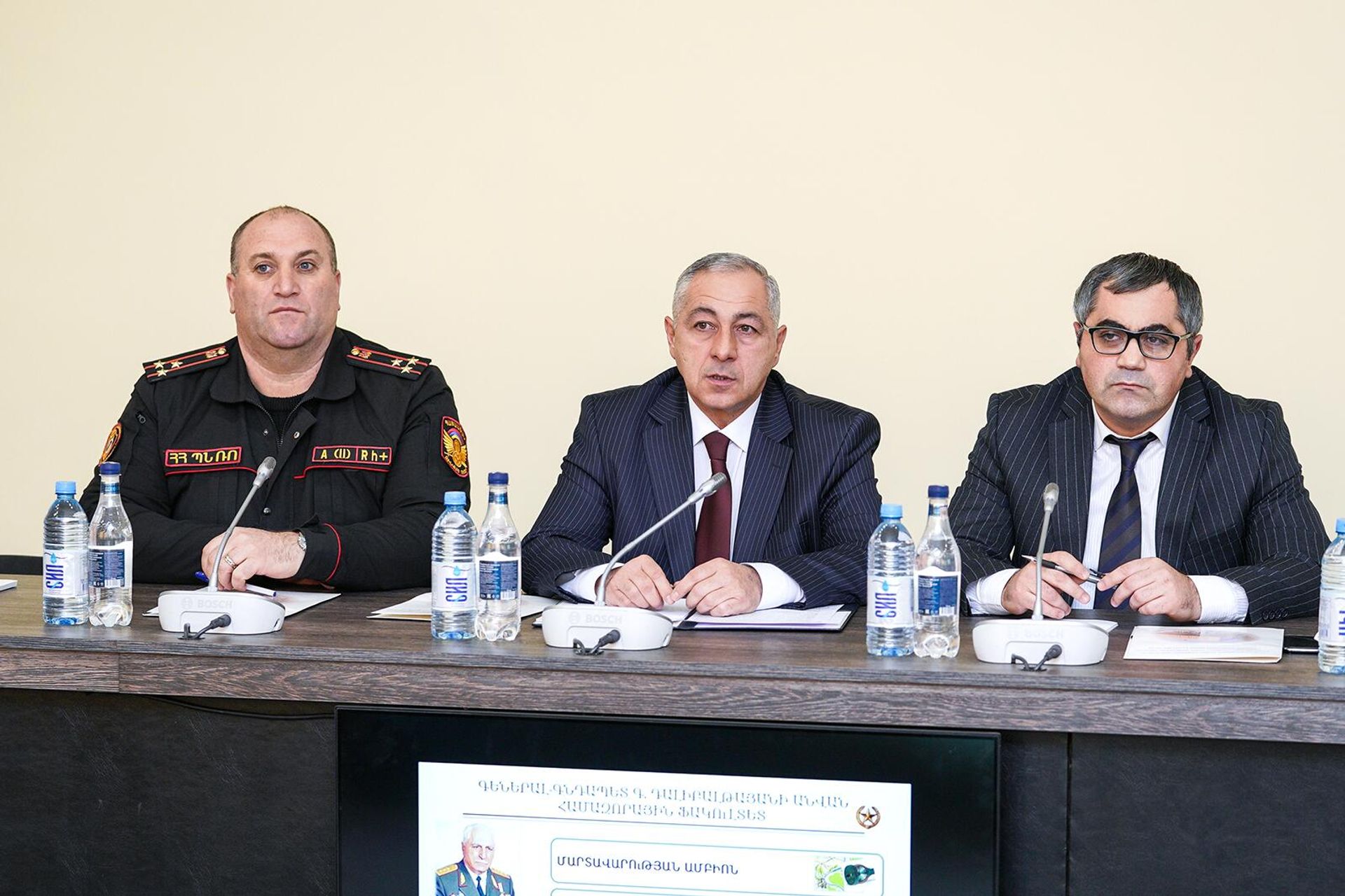 Военный прокурор Армении, заместитель генпрокурора Григор Элизбарян посетил военный университет имени Вазгена Саркисяна (13 января 2023). Еревaн - Sputnik Արմենիա, 1920, 13.01.2023