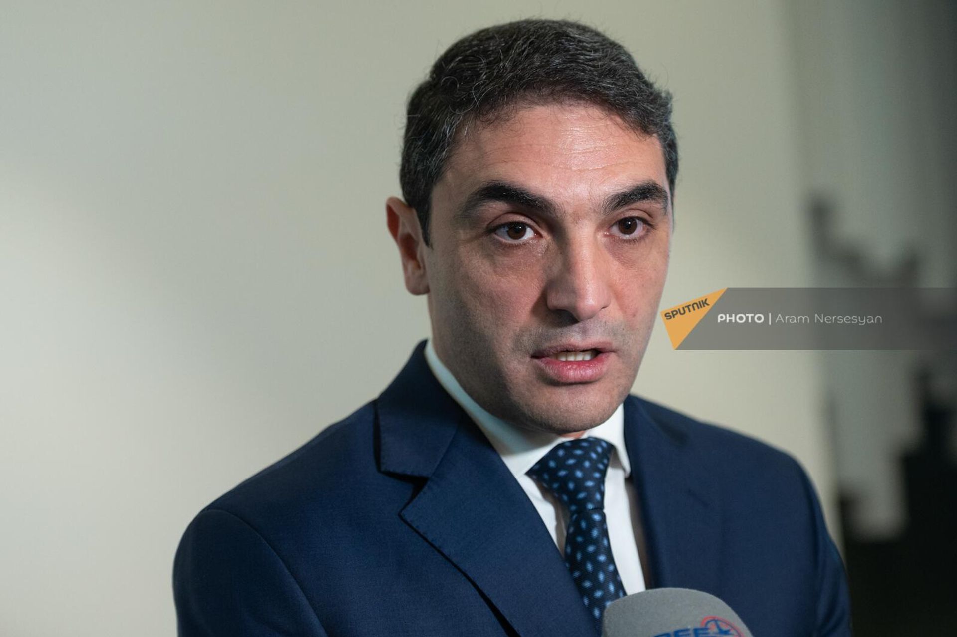 Министр окружающей среды Акоп Симидян на подписании межправительственной декларации о борьбе с изменением климата (18 января 2023). Еревaн - Sputnik Արմենիա, 1920, 18.01.2023
