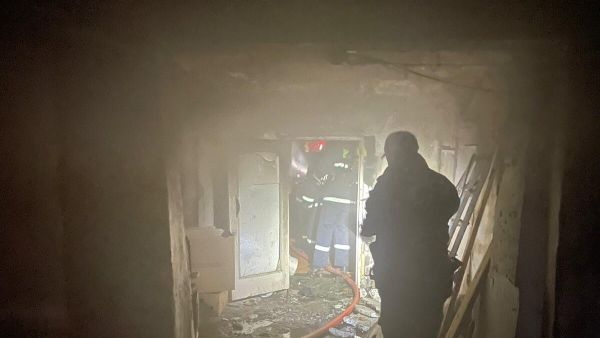 Пожар в Гюмри. Архивное фото - Sputnik Армения