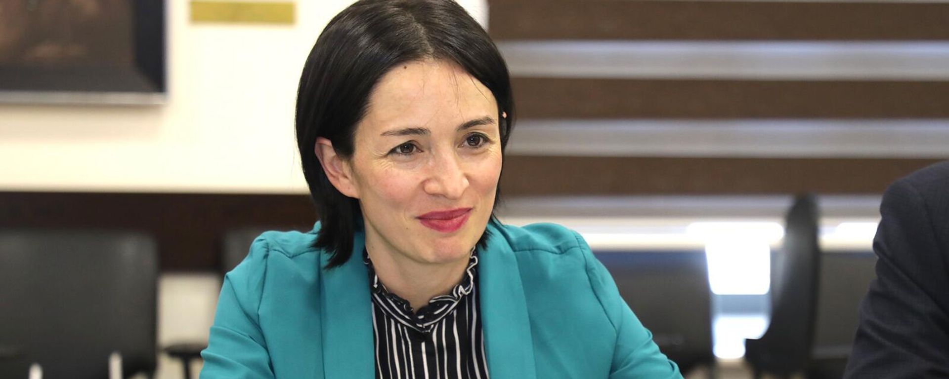 Министр ОНКС Жанна Андреасян приняла Чрезвычайного и полномочного посла Франции Анн Луйо (25 января 2023). Еревaн - Sputnik Армения, 1920, 16.03.2023