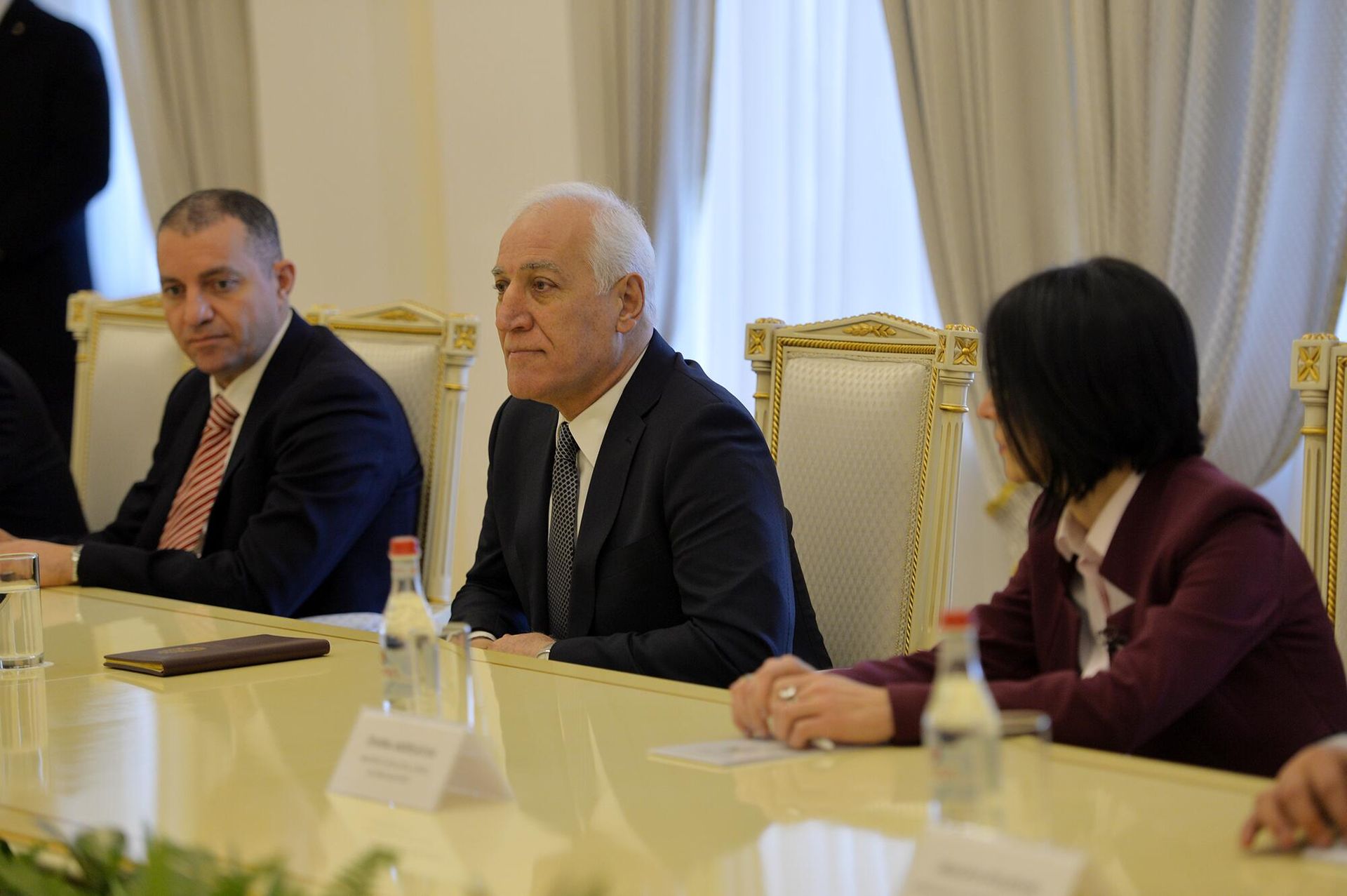 Встреча президентов Республики Армения и Арабской Республики Египет Ваагна Хачатуряна и Абдель Фаттаха Ас-Сиси (29 января 2023). Еревaн - Sputnik Արմենիա, 1920, 29.01.2023