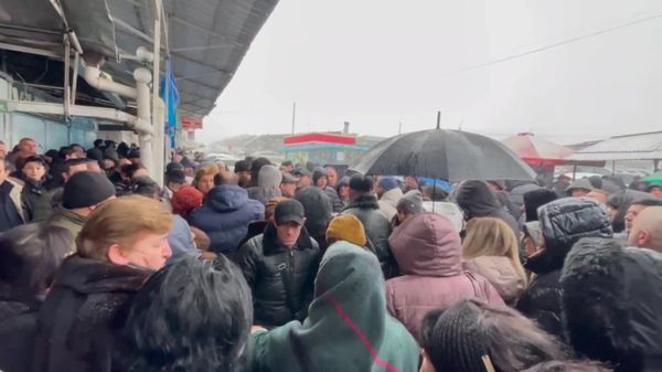 «Մալաթիա» տոնավաճառի առևտրականները բողոքի ակցիա են անում - Sputnik Արմենիա