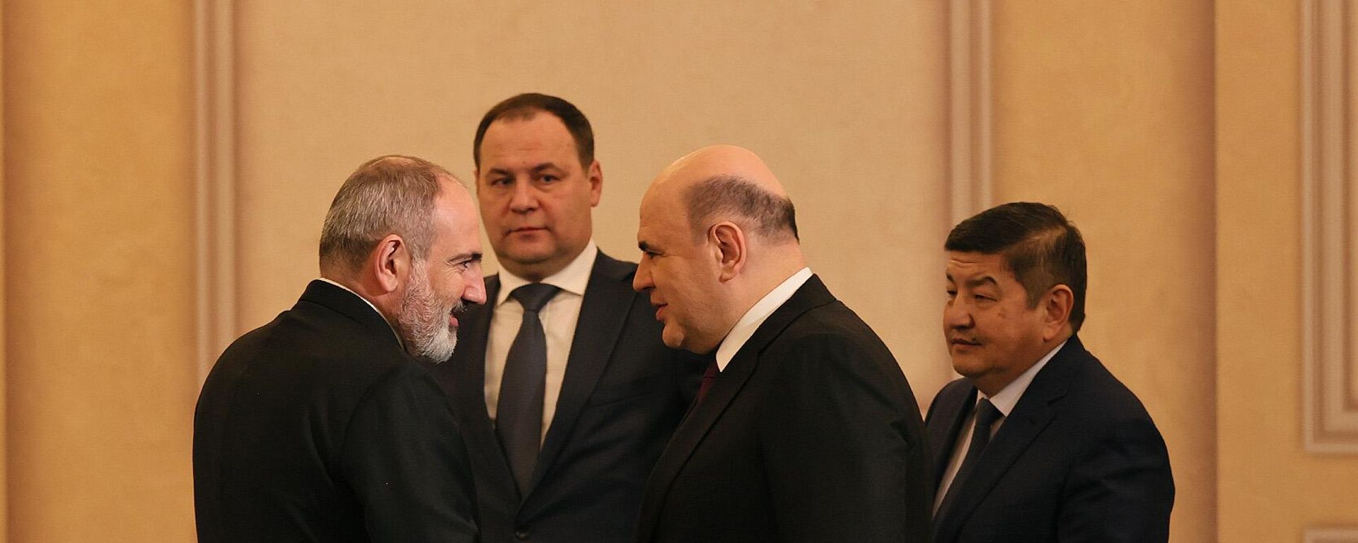 Премьер-министры Армении и России Никол Пашинян и Михаил Мишустин на закрытом заседании Евразийского межправительственного совета в городе Алматы (2 февраля 2023). Казахстан - Sputnik Армения, 1920, 02.02.2023