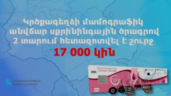 Առողջապահության նախարարության շարժական մամոգրաֆը մինչև մայիս կլինի Սյունիքում - Sputnik Արմենիա
