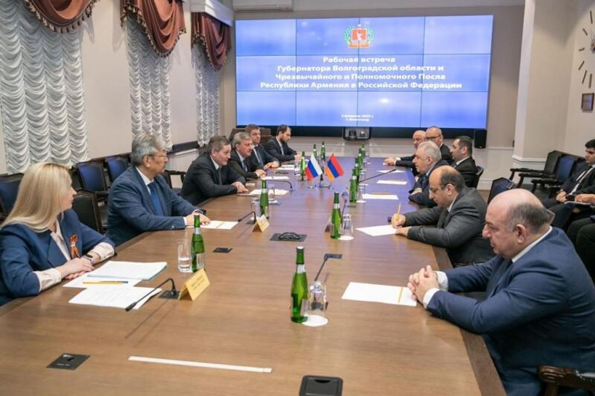 Парламентская делегация в Волгограде приняла участие в мероприятиях, посвященных 80-летию Сталинградской битвы (4 февраля 2023). Волгоград - Sputnik Արմենիա, 1920, 04.02.2023