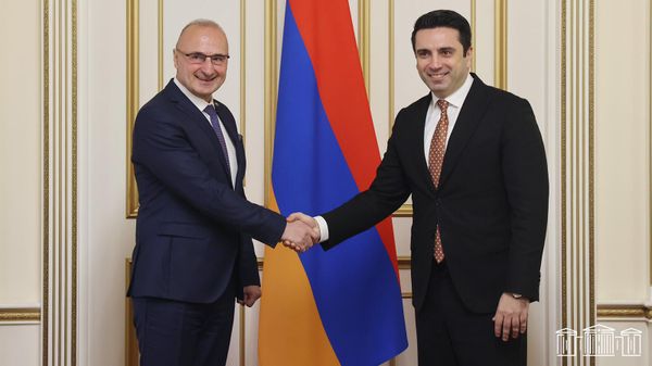 Ալեն Սիմոնյանն ու Գորդան Գրլիչ Ռադմանը - Sputnik Արմենիա