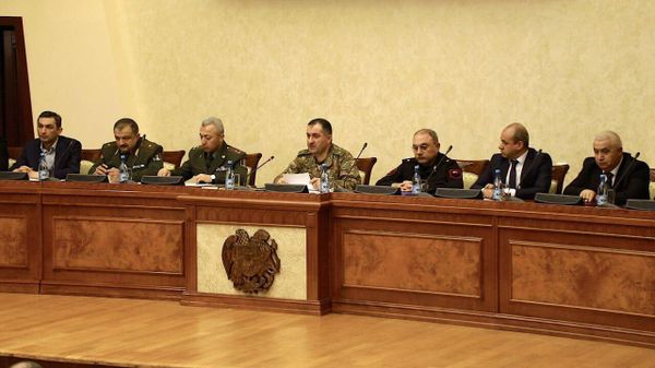 Совещание на тему существующие проблемы воинской дисциплины в Вооруженных силах РА, их причинно-следственные связи и пути их улучшения (7 февраля 2023). Еревaн - Sputnik Армения