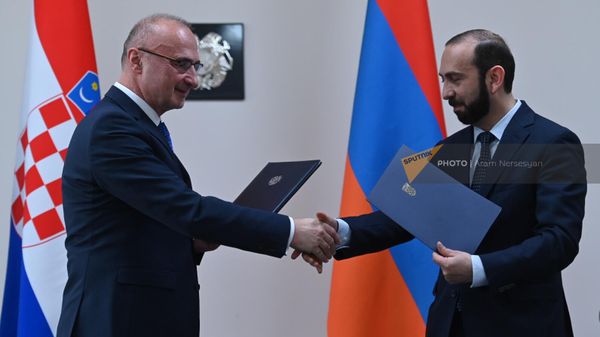 Գորդան Գրլիչ Ռադմանը և Արարատ Միրզոյանը - Sputnik Արմենիա