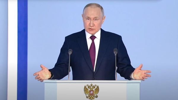 Послание Владимира Путина Федеральному Собранию (21 февраля 2023). Москва - Sputnik Армения