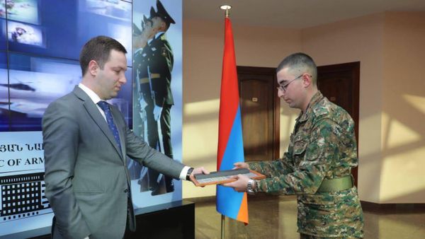 «Ես քո զինվորն եմ, հայրենիք» օլիմպիադայի եզրափակիչ փուլի հաղթողների պարգևատրման արարողությունը - Sputnik Արմենիա