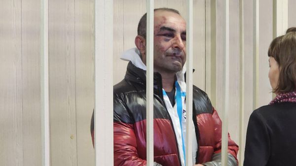 Тигран Хачикян на судебном заседании по делу об избрании меры пресечения в виде заключения под стражу (25 февраля 2023). Санкт-Петербург - Sputnik Армения
