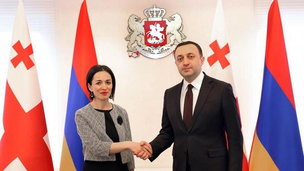 Министр ОНКС Армении Жанна Андреасян встретилась с премьер-министром Грузии Ираклием Гарибашвили (10 марта 2023). Тбилиси - Sputnik Армения