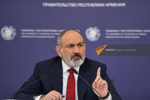 ՀՀ վարչապետ Նիկոլ Փաշինյանը մամուլի ասուլիսի ժամանակ (14 մարտի, 2023 թ.), Երևան - Sputnik Արմենիա