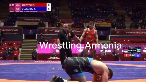 Армянский борец Сергей Саркисян завоевал бронзу чемпионата Европы U23 - Sputnik Армения