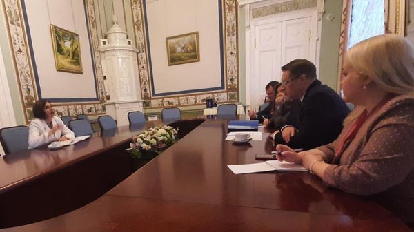 Встреча министров здравоохранения Армении и России Анаит Аванесян и Михаила Мурашко (24 марта 2023). Санкт-Петербург - Sputnik Армения