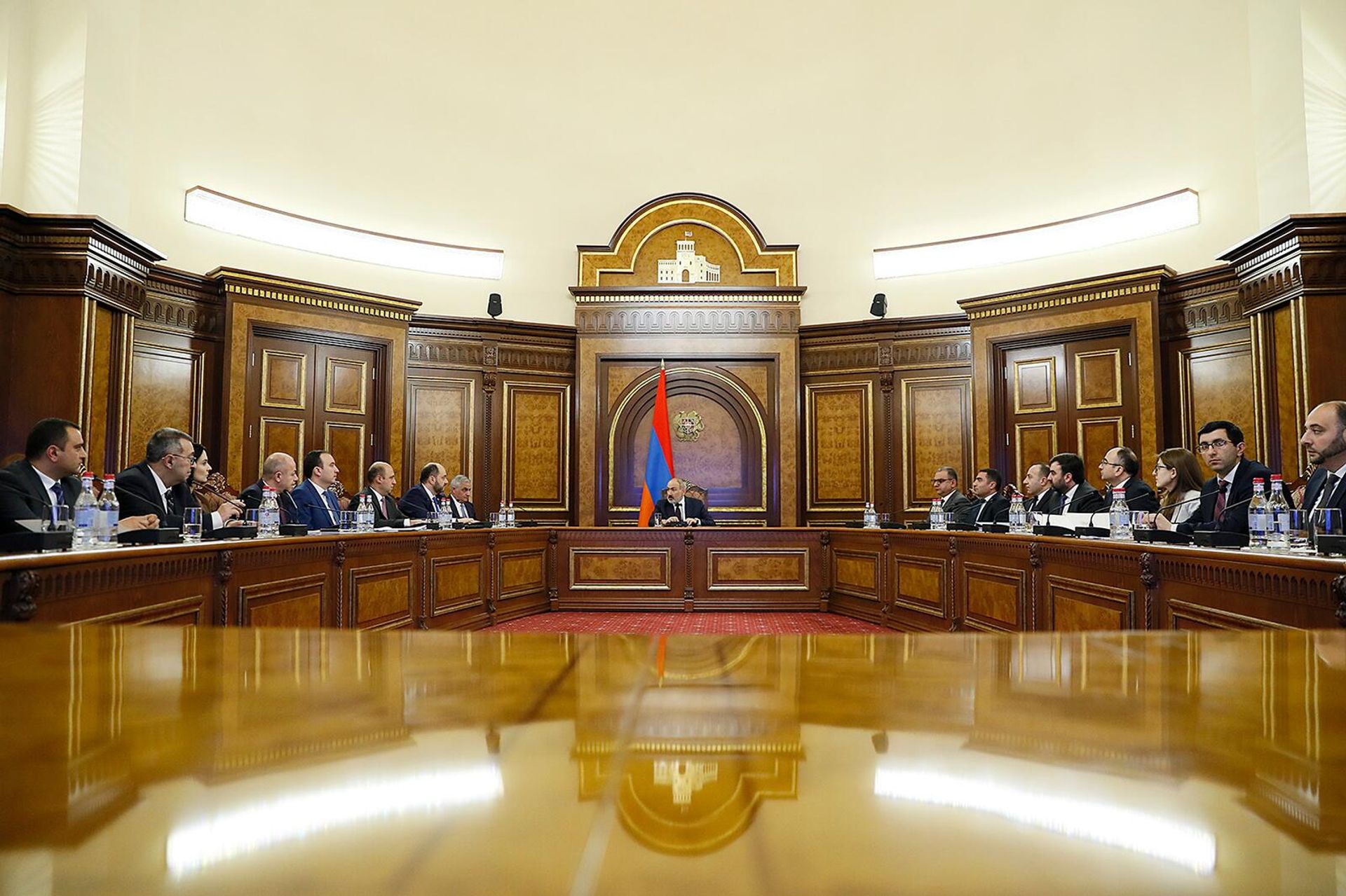 Премьер-министр Никол Пашинян на заседании по отчету деятельности своего аппарата за 2022 год (28 марта 2023). Еревaн - Sputnik Армения, 1920, 28.03.2023
