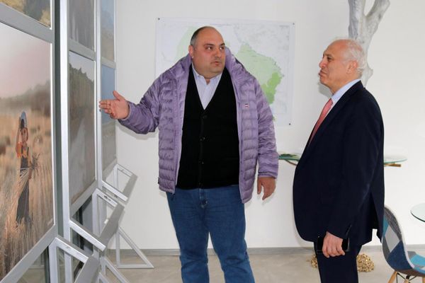 Վրաստանում ՀՀ դեսպան Աշոտ Սմբատյանը այցելել է Վրաստանի Կախեթիի մարզ - Sputnik Արմենիա