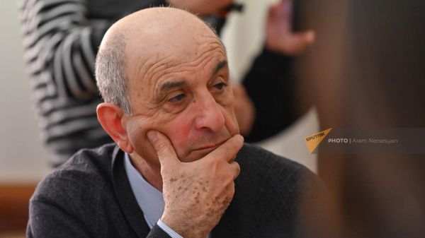 Виген Хачатрян на заседании Постоянной комиссии НС по защите прав человека и общественным вопросам (4 апреля 2022). Еревaн - Sputnik Армения