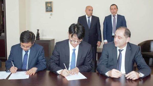Կապսի ջրամբարի և օժանդակ կառուցվածքների ծրագրի շինարարության համաձայնագրի ստորագրումը - Sputnik Արմենիա