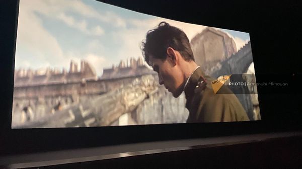 Премьера фильма Николая Лебедева Нюрнберг в кинотеатре Октябрь (27 апреля 2023). Гюмри - Sputnik Армения